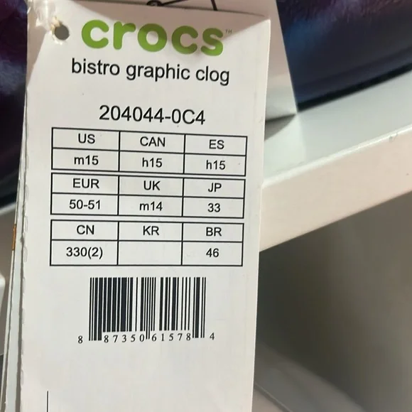 CROCS CLASSIC Bundle size 16 men Clogs - Picture 13 of 13